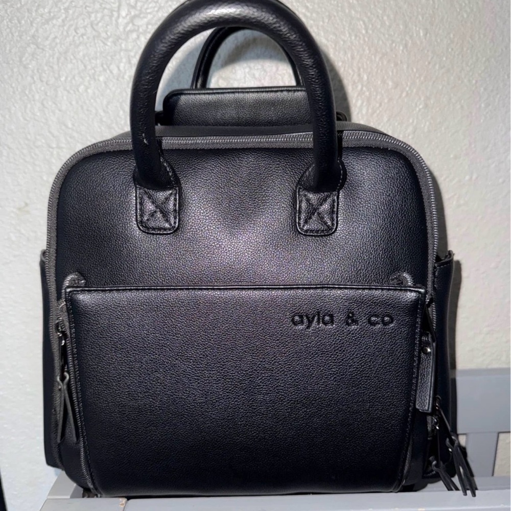 Ayla & Co Black Baby Bag